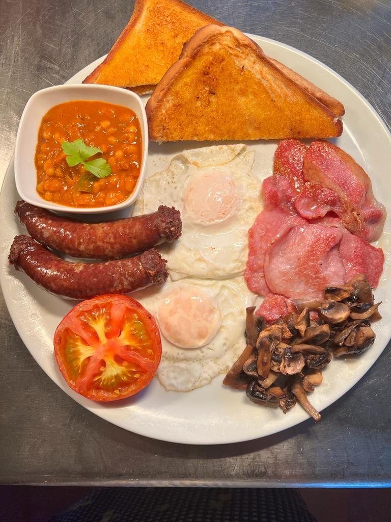 South African breakfast in the south of England